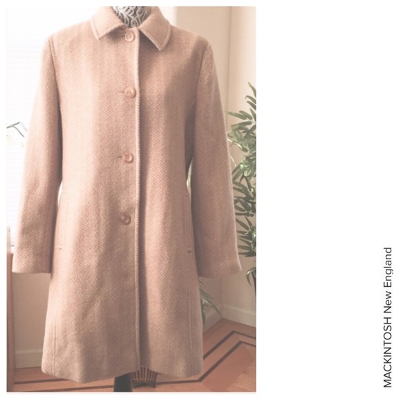 mackintosh Jackets & Blazers - MACKINTOSH New England Tan Plus Sze 16 Heavy Coat